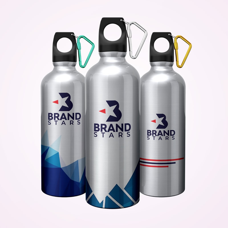 Metalic Branded Bottles 